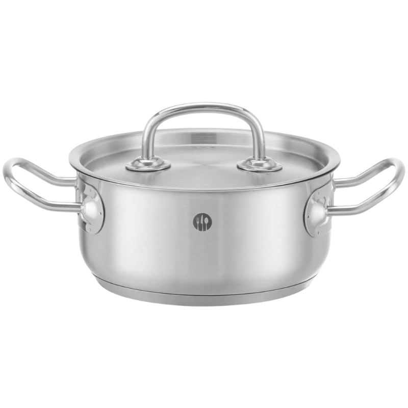 Braadpan met deksel Kitchen Line 32 cm