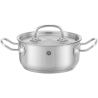 Marmite Basse avec Couvercle Kitchen Line 20 cm