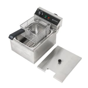 Professionele Friteuse 10 L 3000 W Inox — Thermostaat