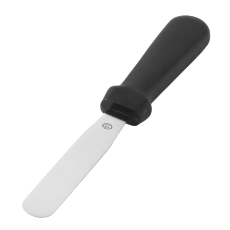 Flexible Stainless Steel Flat Spatula with PP Handle - L 110 mm