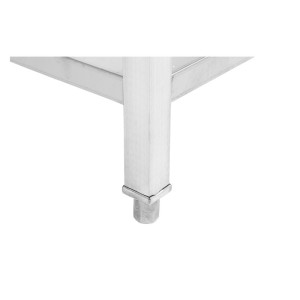 Table Inox avec Etagère - P 600 mm - L 1200 mm - Dynasteel