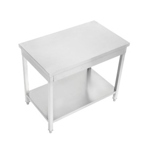 Tafel Inox 1200x700 mm met Onderste Plank — Pro CHR