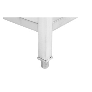 Tisch Edelstahl 1200x700 mm mit Unterregal — Pro CHR
