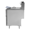 Gasfriteuse 23 L - Schakelbaar | Dynasteel - Enkelvoudige kuip, branders, propaangas, stadsgas | Horeca, Gratis levering