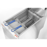 Gasfriteuse 23 L - Schakelbaar | Dynasteel - Enkelvoudige kuip, branders, propaangas, stadsgas | Horeca, Gratis levering