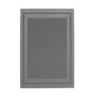 Graphite PVC Placemat Set - Set of 6: elegant protection for your table.