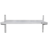 Stainless steel wall shelf with brackets - L 600 x D 300 mm Dynasteel