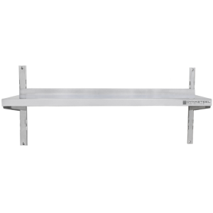 Stainless Steel Wall Shelf on Brackets - L 1000 x D 300 mm - Dynasteel