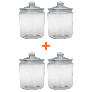 Keksdose - 3,8 L - Set von 4 - Dynasteel
