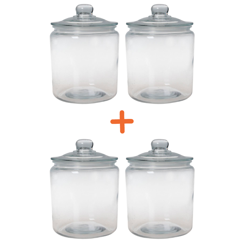 Biscuit Jar - 3.8 L - Set of 4 - Dynasteel