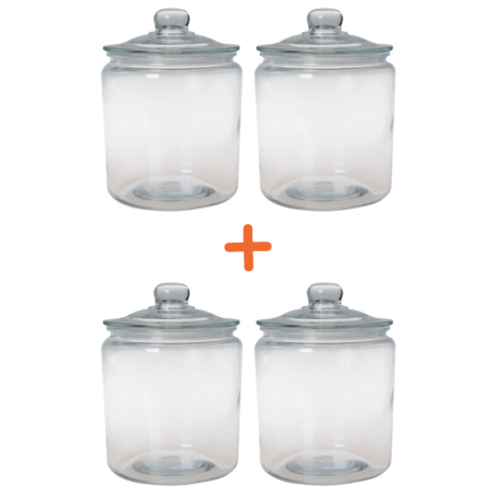 Biscuit Jar - 6.3 L - Set of 4 - Dynasteel