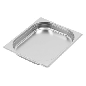 Gastro GN 1/2 Stainless Steel Tray - 40 mm - 2 L | Dynasteel