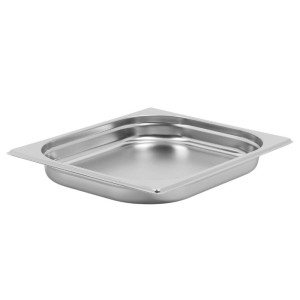 Gastro GN 1/2 Stainless Steel Tray - 40 mm - 2 L | Dynasteel