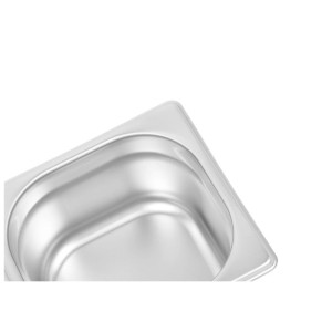 Bac Gastro GN 1/6 Inox - Tiefe 100 mm - 1,6 L - Dynasteel