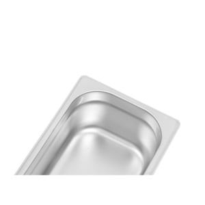 Bac Gastro GN 1/3 Inox - Profondeur 100 mm - 3,7 L - Dynasteel