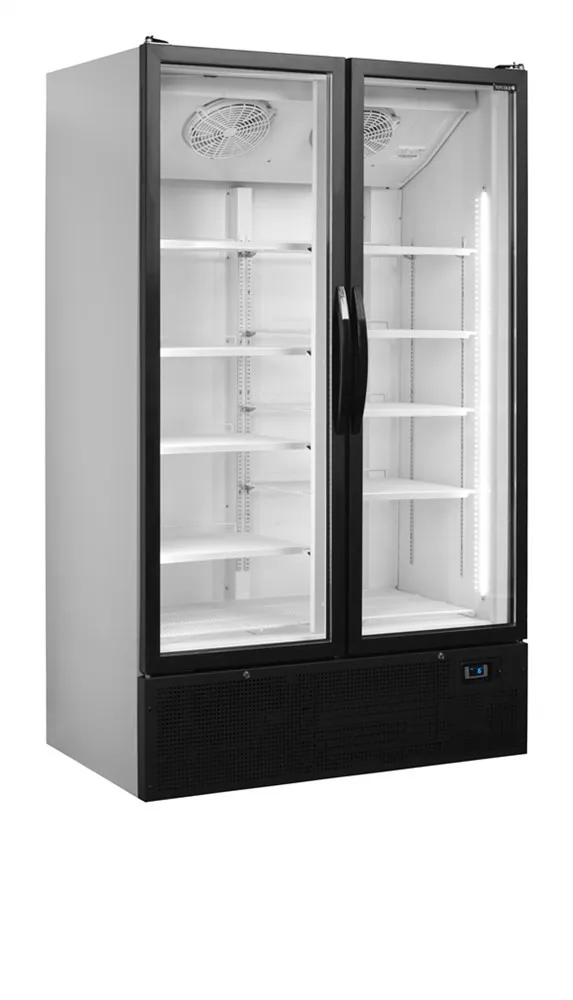 Getränkekühlschrank mit 2 Glastüren - 652 L