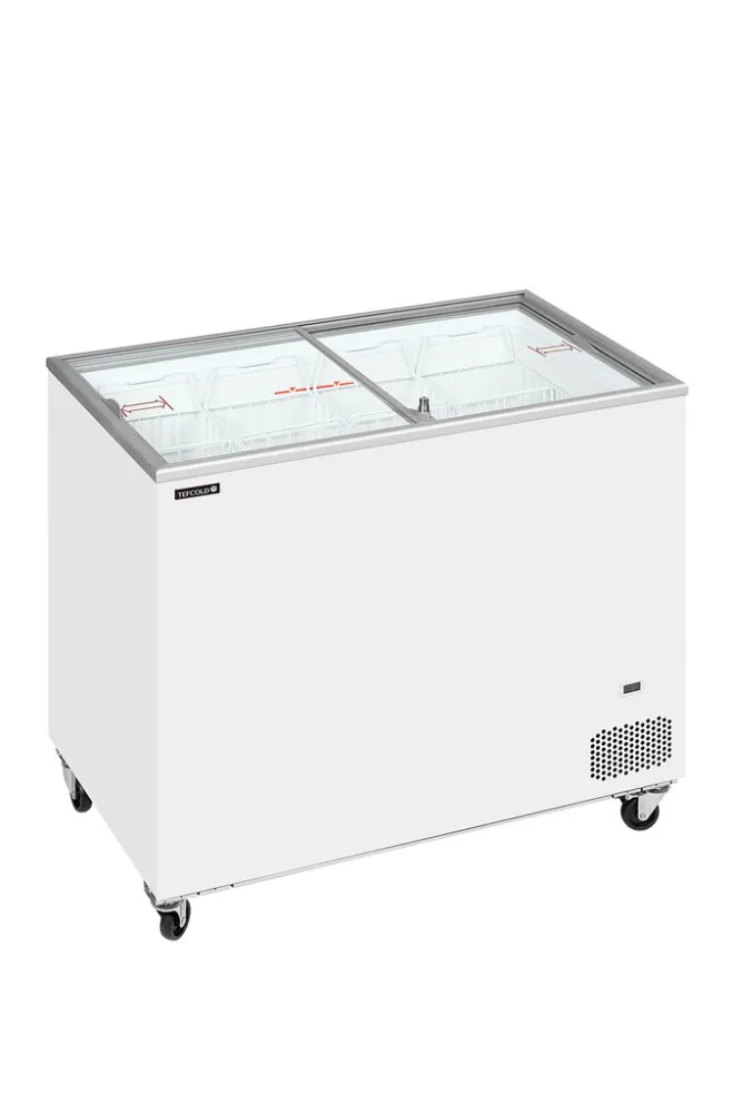 Congélateur Coffre pour Crème Glacée Portes Coulissantes - 255 L
