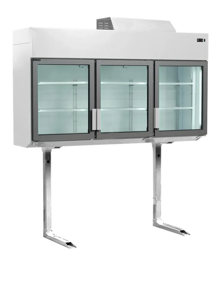 Witte Supermarkt Wandkast Vriezer - 3 Deuren - 545 L