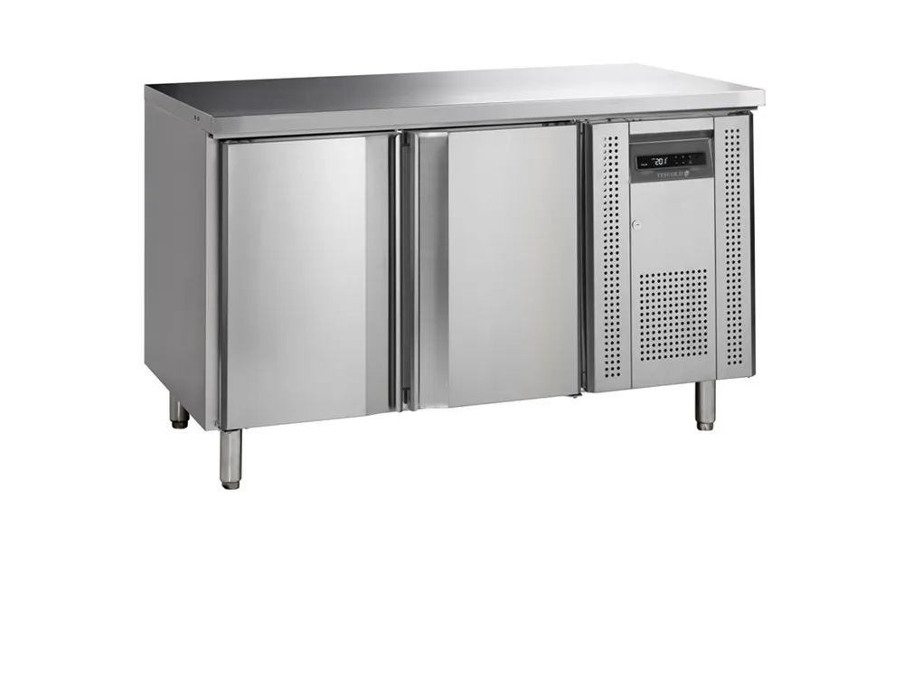 Table Réfrigérée Négative en Inox - 2 Portes - GN 1/1