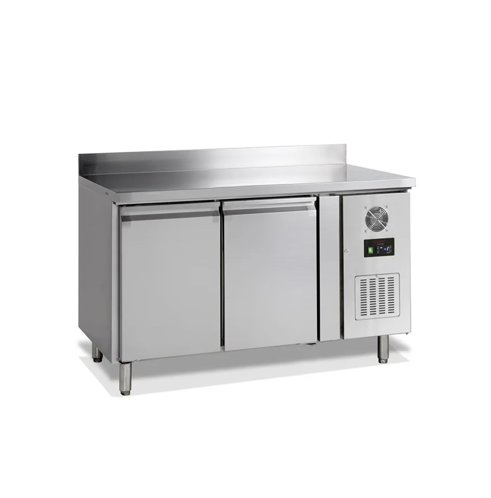 Table Réfrigérée Négative 2 Portes avec Dosseret - 272 L