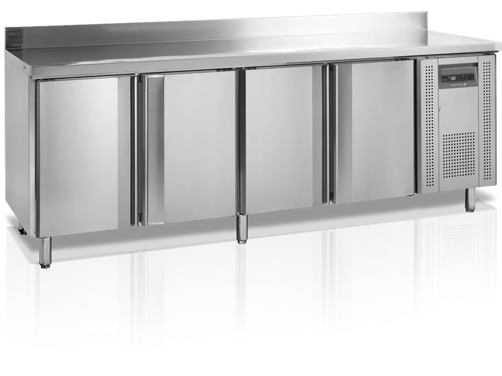Snack Counter Koeler met Achterwand - 4 deuren - 460 L