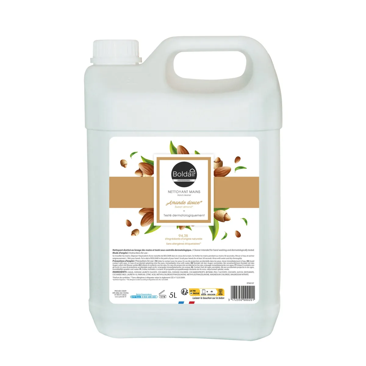 Handreiniger met Zoete Amandel - 5 L
