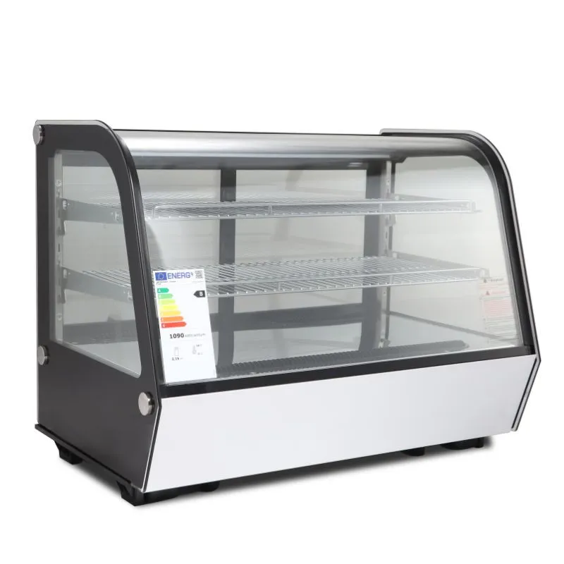 Vitrine Réfrigérée de Comptoir 160 L - Bombée