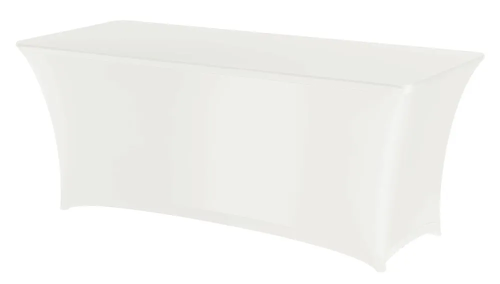 Housse pour Table Rectangulaire Blanche 1830