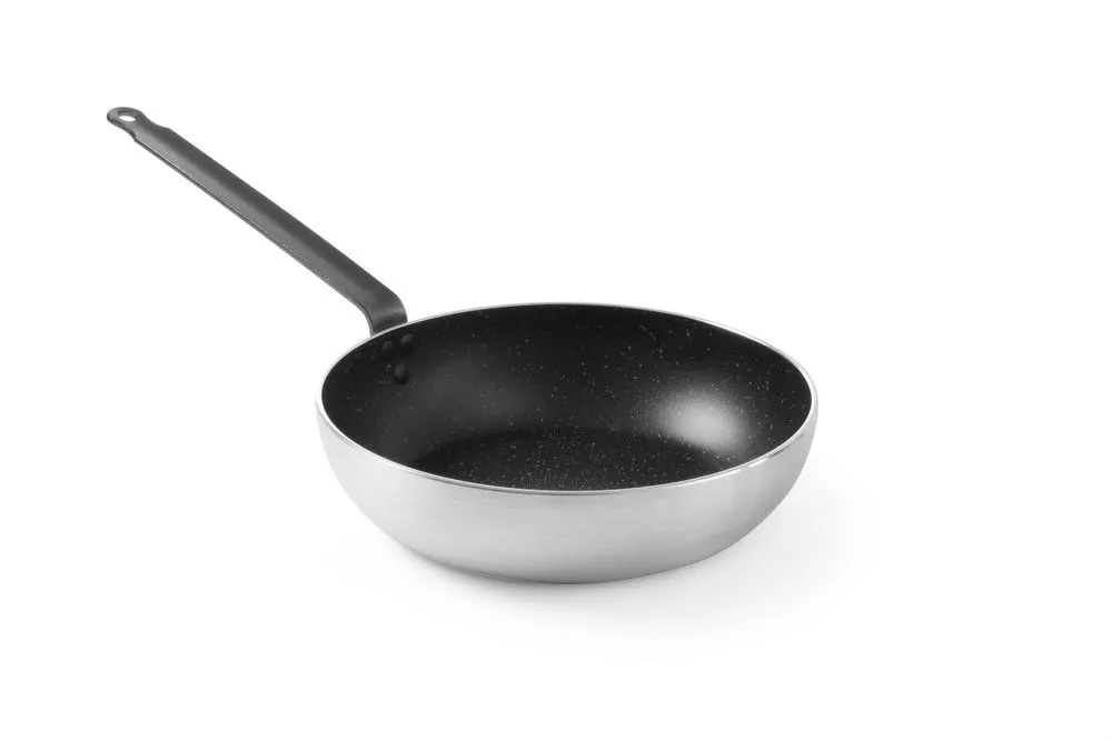 Wok en Aluminium - 28 cm de Diamètre