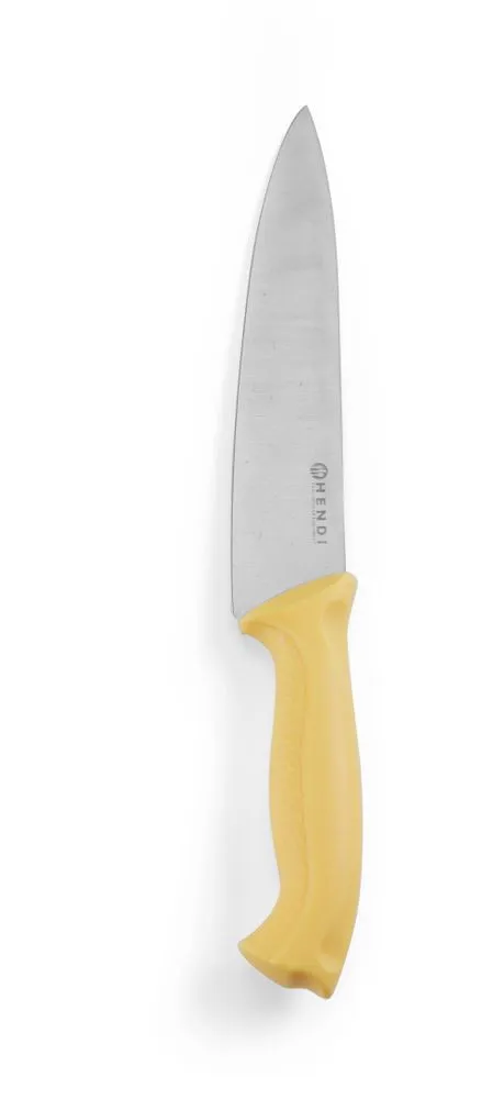Couteau de Chef Jaune pour Volaille - Lame 18 cm