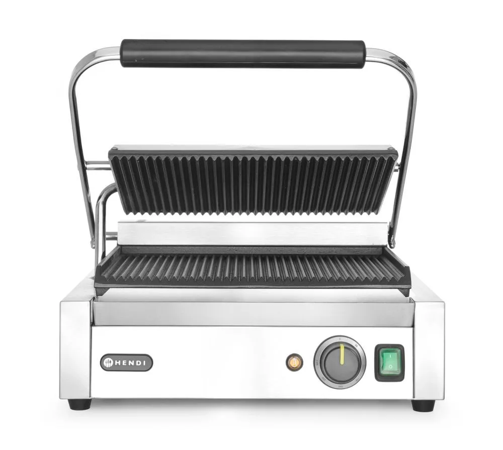 Grill de Contact "Panini" - Plaques Rainurées - 340 x 230mm