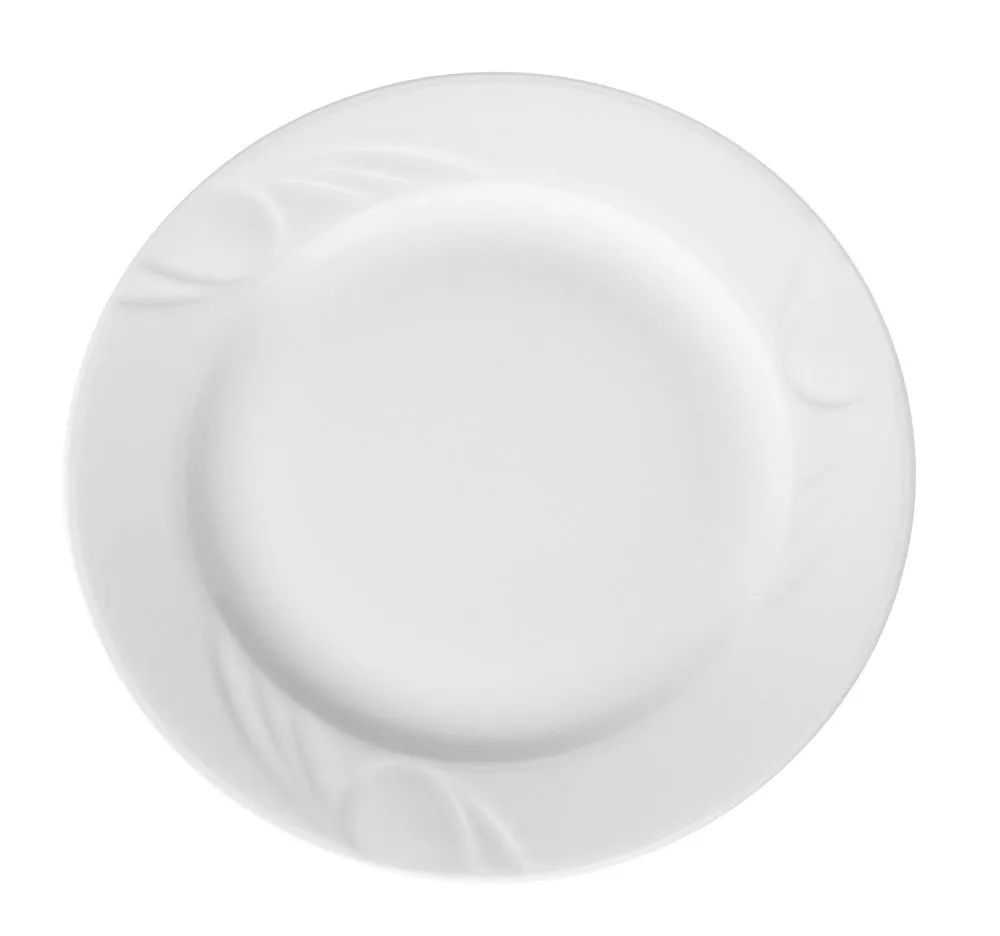 Assiette Plate en Porcelaine Karizma - 160 mm de Diamètre
