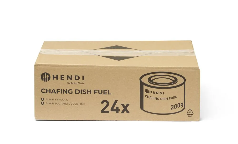 Pâte Combustible pour Chafing Dish en Boîte - 24 pièces