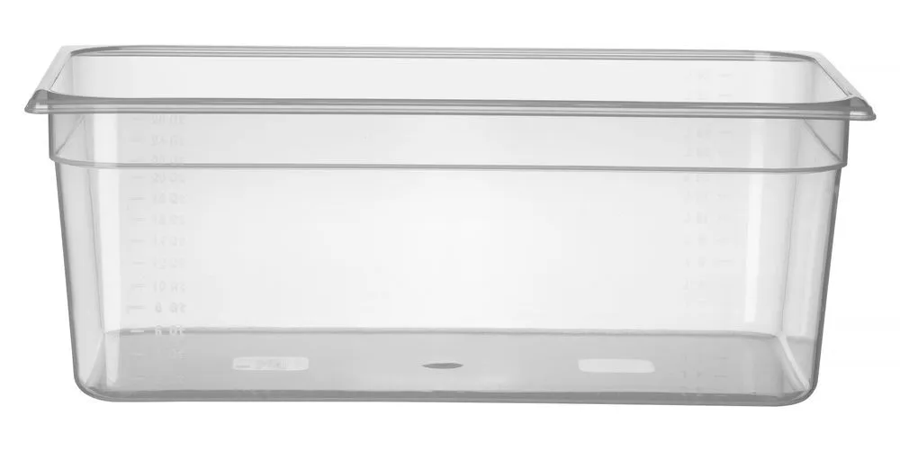 Bac Gastro GN 1/1 Gradué Polypropylène - Profondeur 200 mm - 24 L