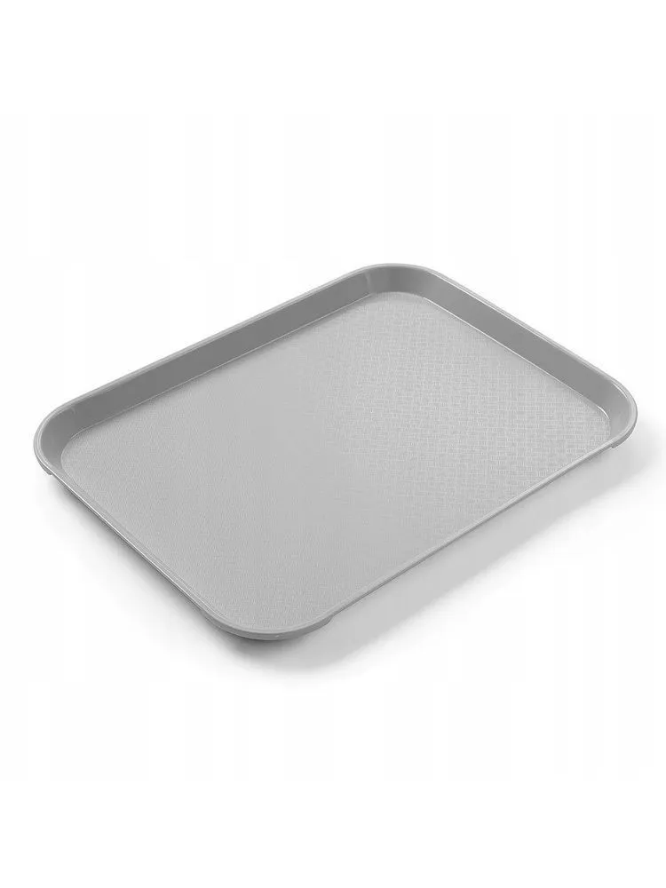 Rechthoekig dienblad voor fastfood - Klein model 265 x 345 mm - Grijs
