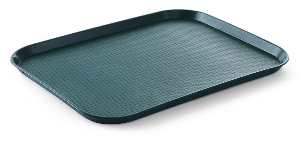Plateau Rectangulaire Fast Food - Grand Modèle 450 x 350 mm - Vert