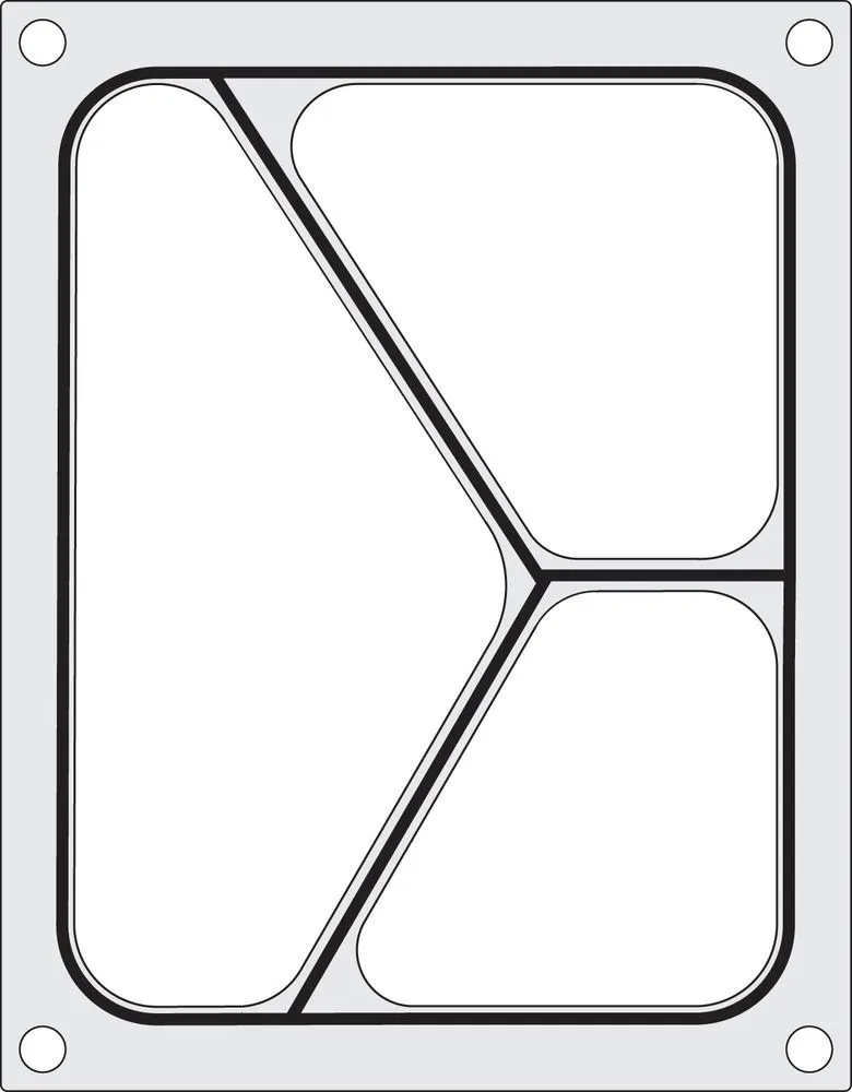 Matrice de Scellage Pour Scelleuse Manuelle - 3 Compartiments