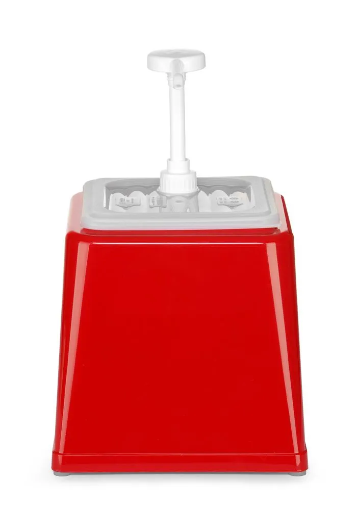 Sausdispenser met pomp - Rood - 2,5 L