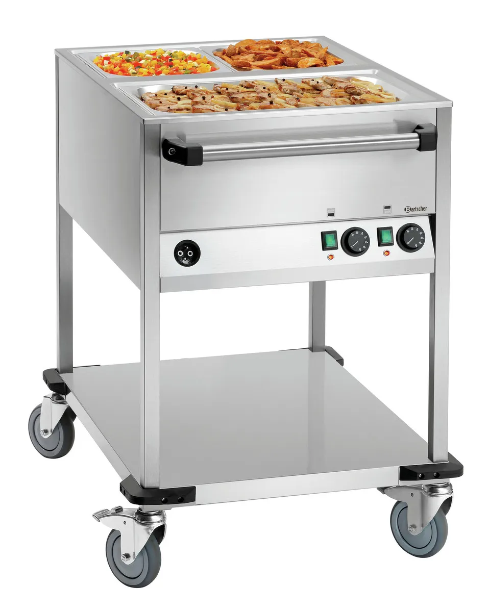 Chariot à Bain-Marie - 2 GN 1/1
