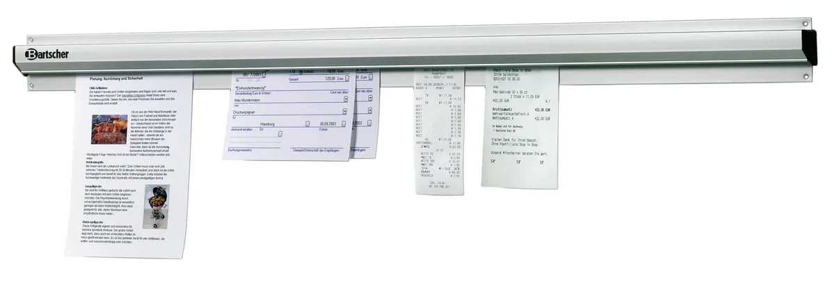 Klemmleiste für Wandbefestigung aus Aluminium - 610 mm