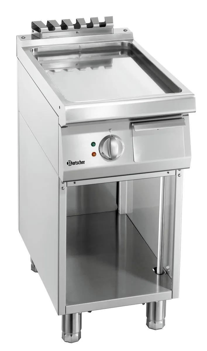 Glatte Snackplatte - Breite 400 mm - Elektrisch
