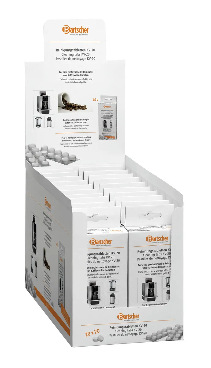 Reinigingstabletten voor Koffiemachine - Set van 20 Zakjes