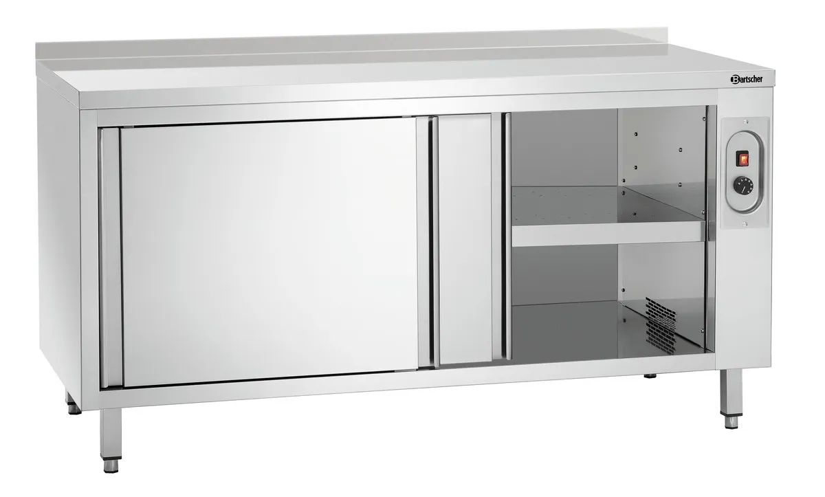 Wärmeschrank mit Rückwand - B 1600 x T 700 mm
