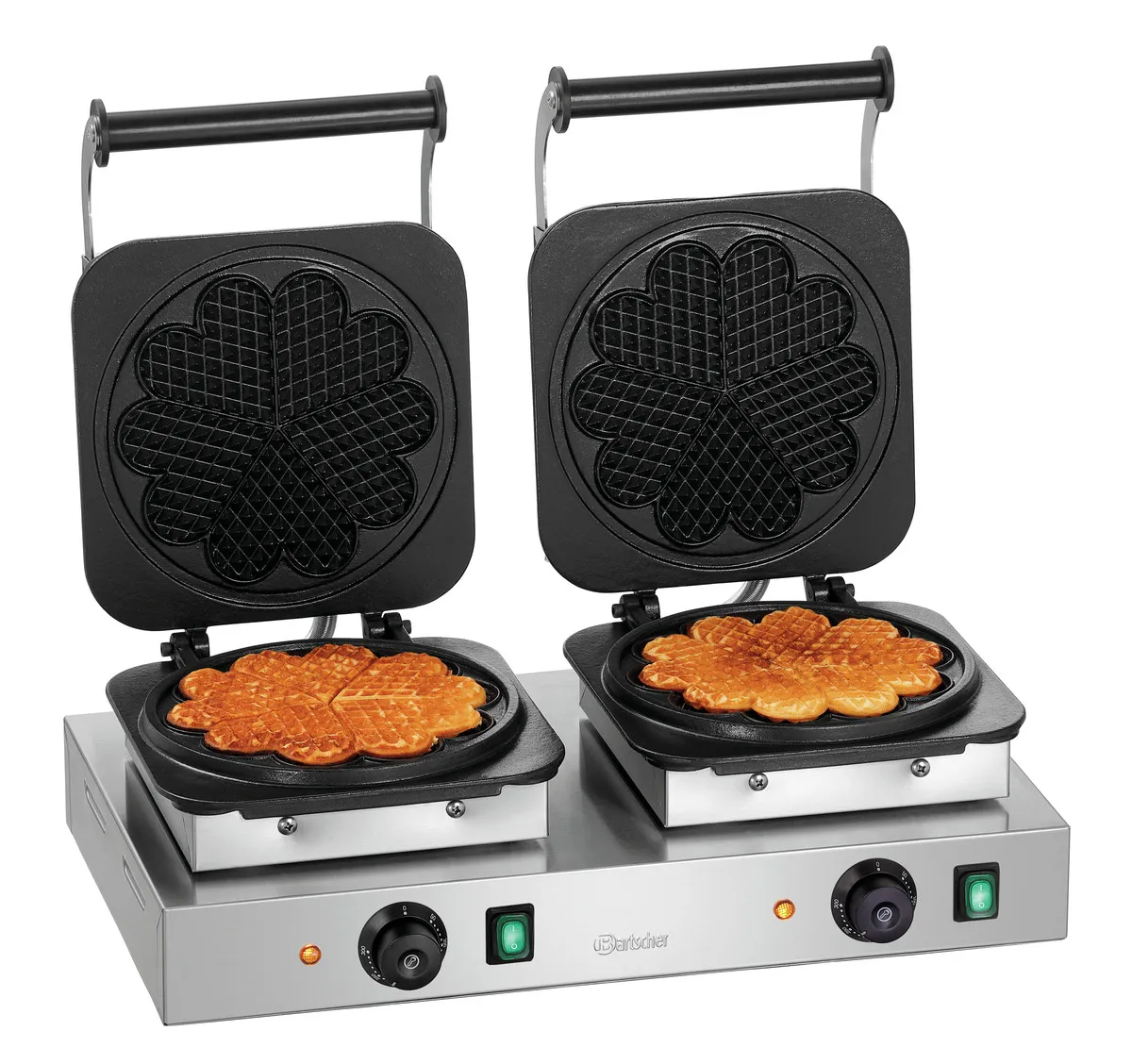Gaufrier Double en Forme de Cœur