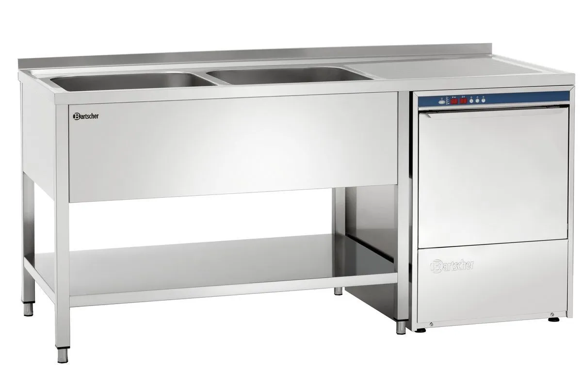 Tauchspülmaschine mit 2 Becken - 62 L