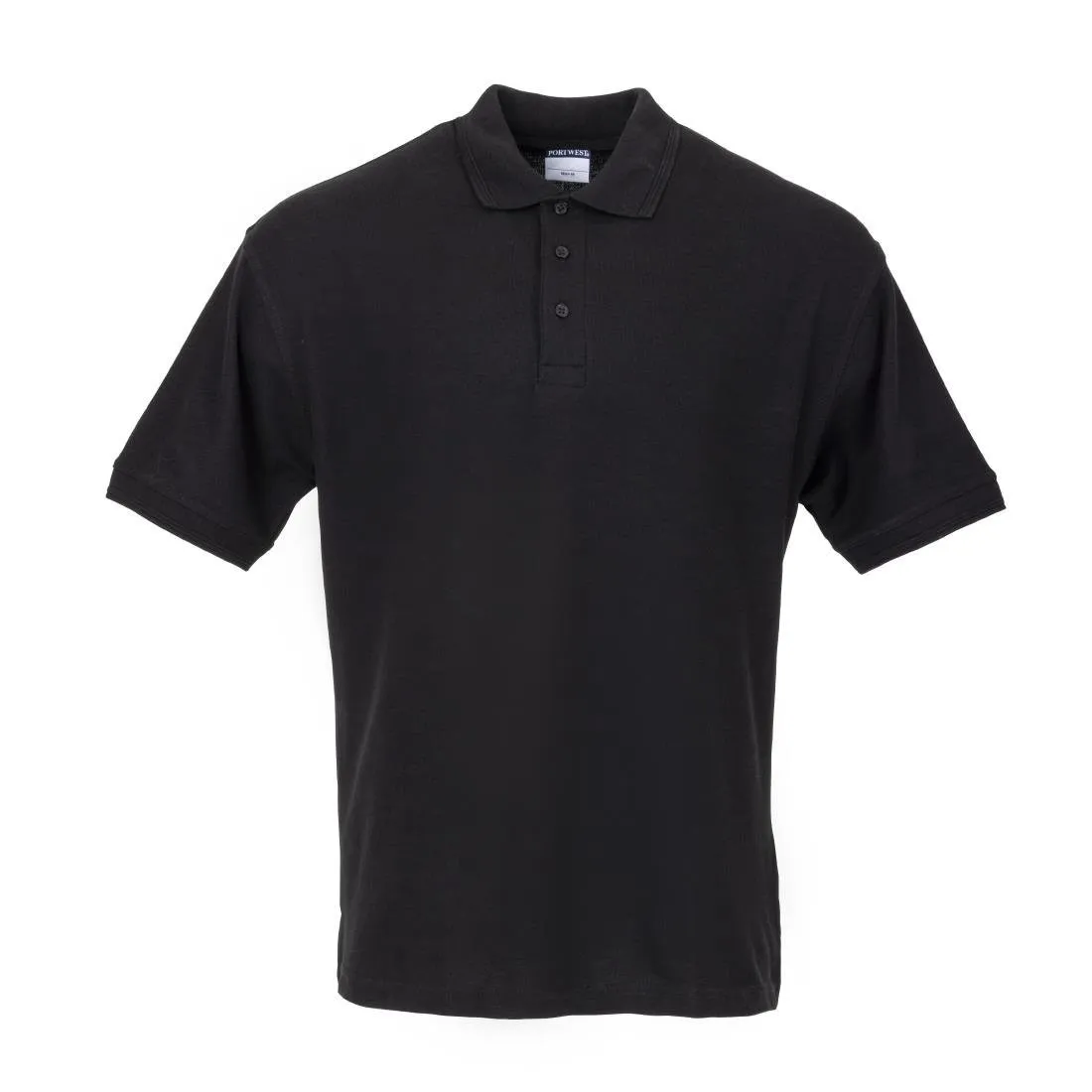 Polo Mixte Schwarz - Größe L