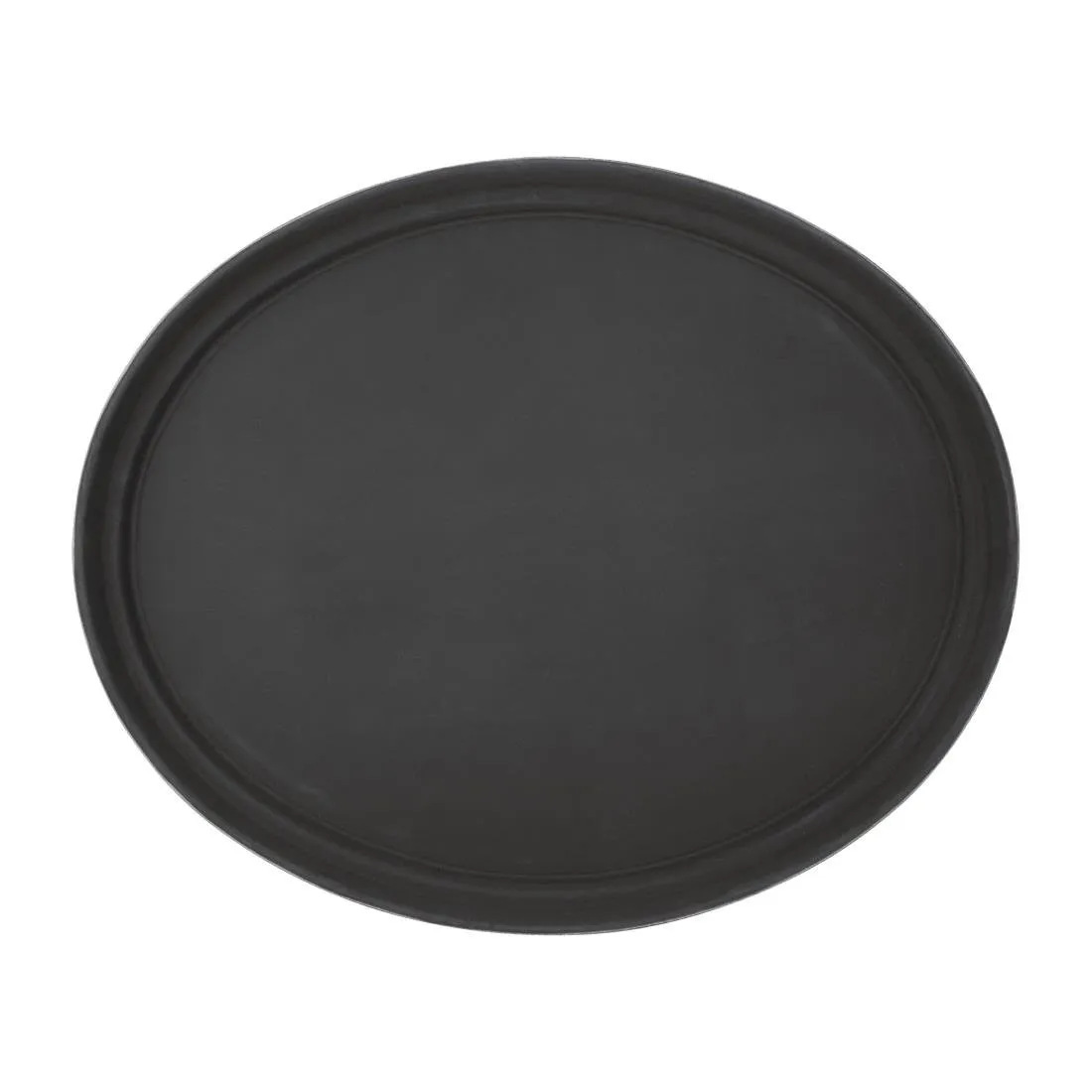 Ovaal plastic antislip dienblad - 685 x 560 mm