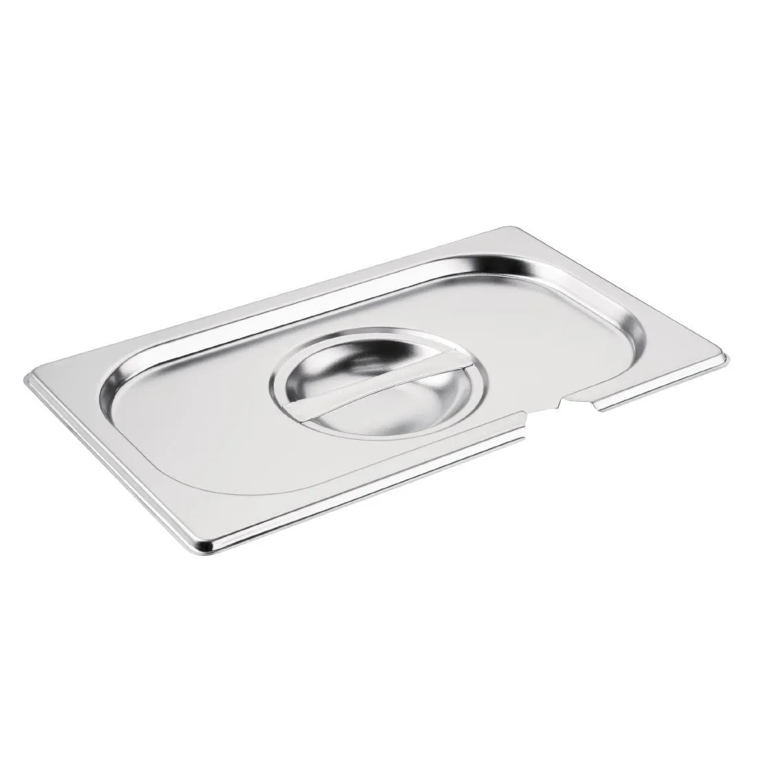 Edelstahldeckel GN 1/4 mit Kerbe