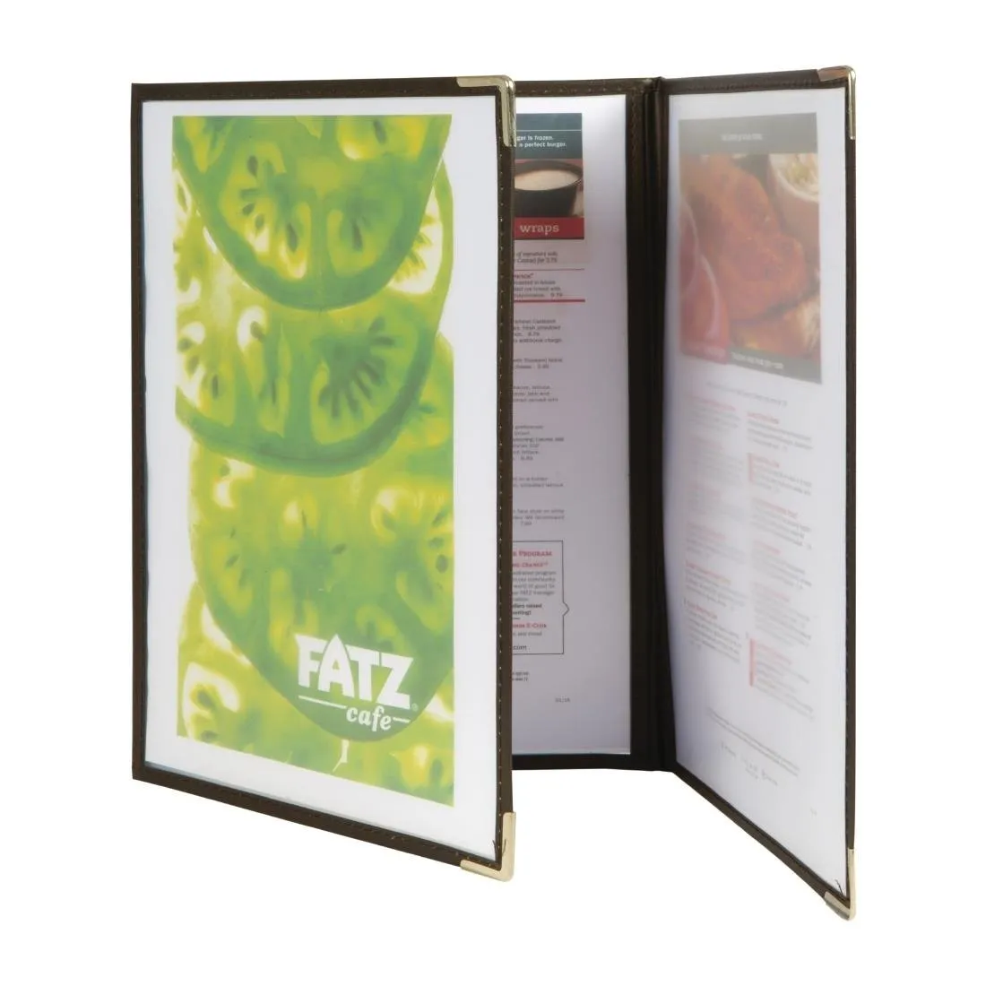 Protège-Menu Crystal A4 Triple - Lot de 3
