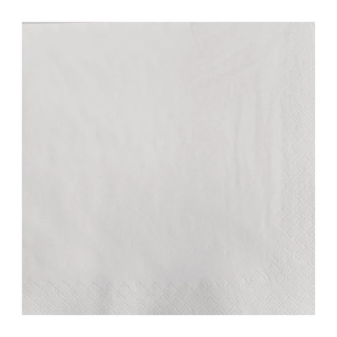Professioneel wit papieren servet 3-laags - 400 x 400 mm - Set van 4 x 250
